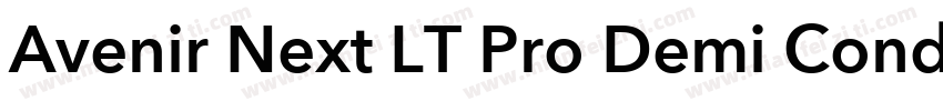 Avenir Next LT Pro Demi Cond Regula字体转换